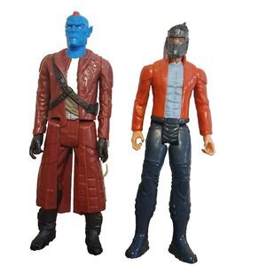 Yondu and Starlord Guardians Of The Galaxy Action Figures Marvel Titan Hero 11"